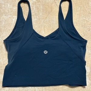 Lululemon Align Cropped Tank/Size 4/Dark Teal